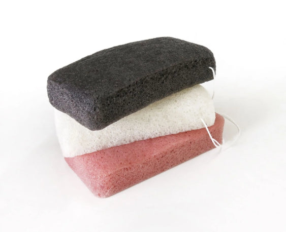Konjac Face Cleaning Sponge Rectangle