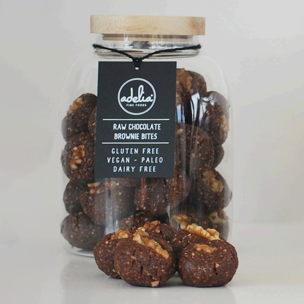 Raw Chocolate Brownie Bites